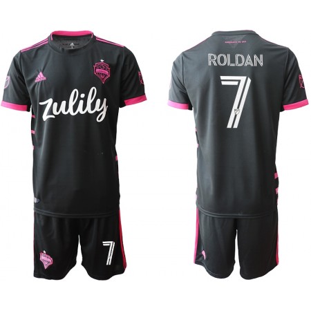 Seattle Sounders Fotbollströjor Roldan 7 Barn Borta tröja 2020/21 Kortärmad